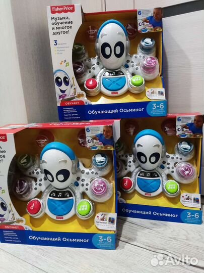 Новый Fisher-Price Обучающий Осьминог