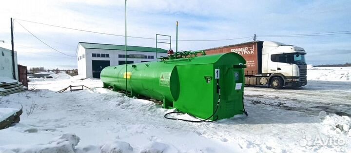 Контейнерная АЗС для нужд предприятия