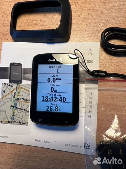 Велокомпьютер Garmin Edge 820