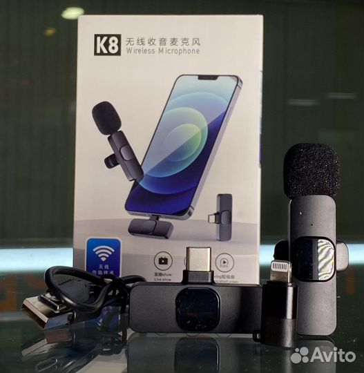 Петличный микрофон Bluetooth