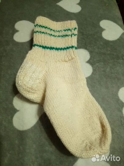 Пуховый платок/Носки вязаные
