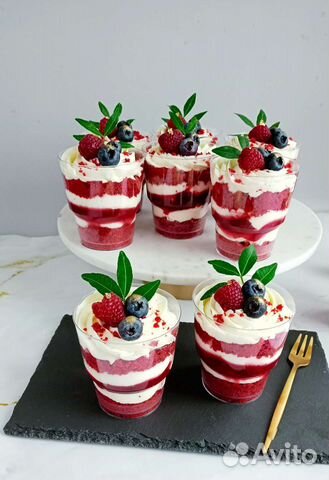 Трайфлы эклеры капкейки муссовые эскимо