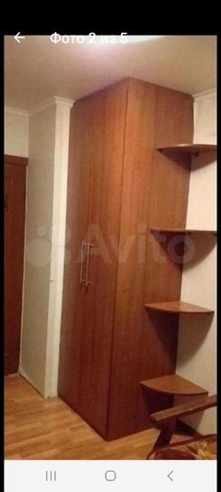 Комната 18 м² в 2-к., 1/5 эт.