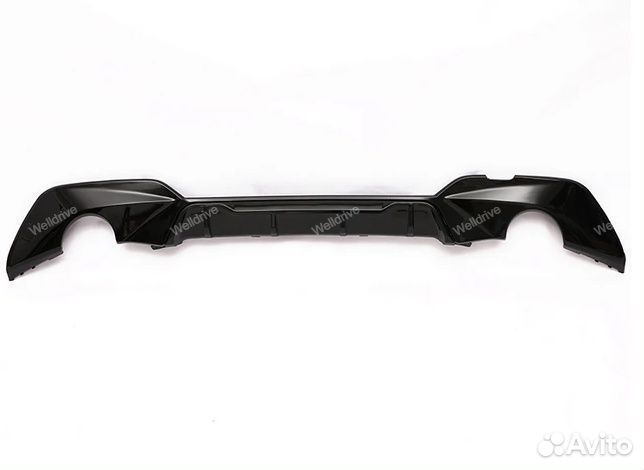 Диффузор BMW 3 G20 Competition под круглый выхлоп