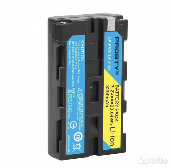 Аккумулятор NP-F550/570 на 3200 мАч