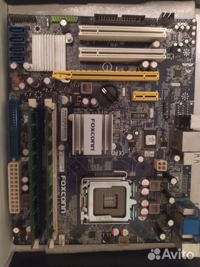 Материнская плата+озу возможен обмен