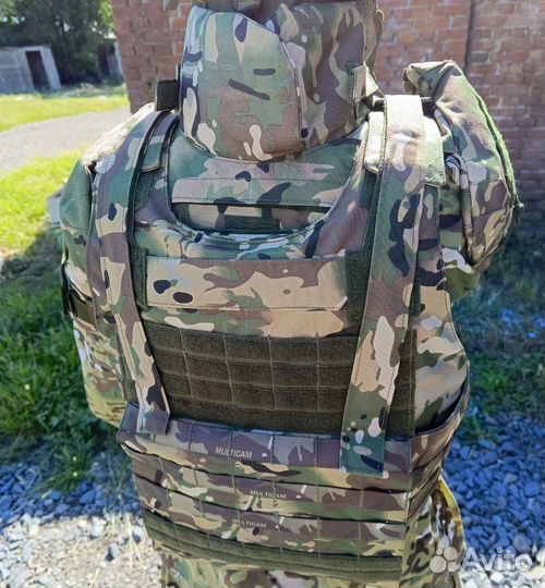 Бронежилет с увеличенной площадью защиты