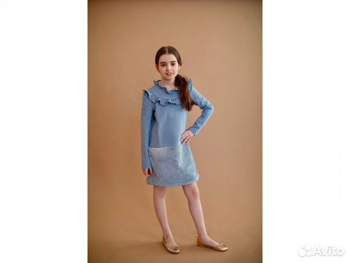 Платье stephanie детское голубое