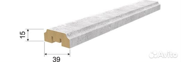 Рейка мдф интерьерная Бриона