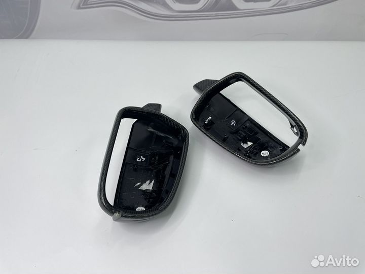 Накладки зеркал audi A4 B8 рест карбон