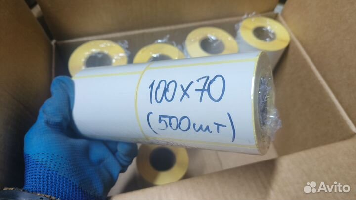 Термоэтикетки 100х70