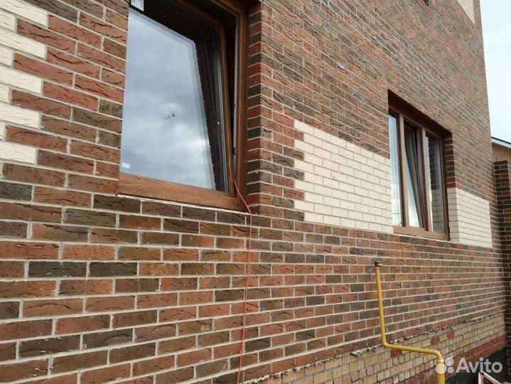 Лицевой флэш кирпич разные фактуры с наших баз