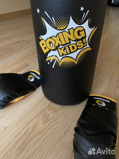 Детский боксерский набор-перчатки и груша