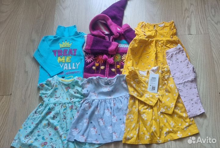 Платья, вещи для девочки 80-104