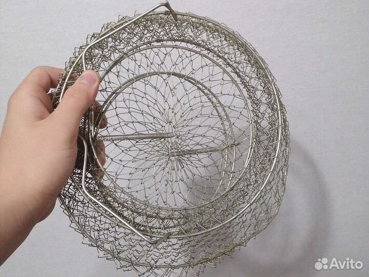 Металлическая сетка для рыбы