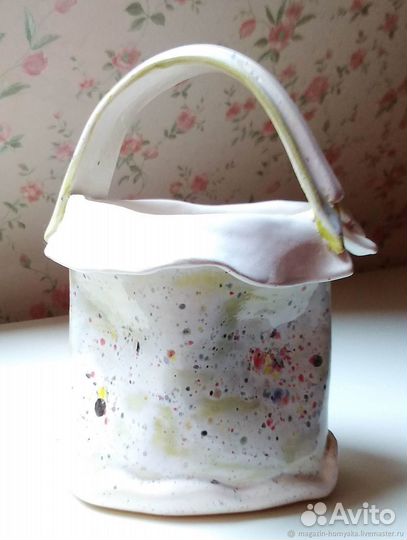 Вазочка керамическая