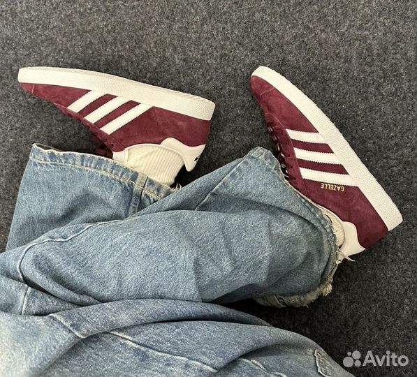 Adidas Gazelle Collegiate Burgundy White