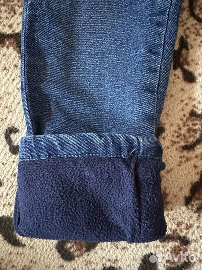 Джинсы утепленные для девочки