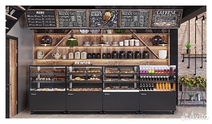 Витрина тепловая Carboma KC71-110 SH 0,9-1 cosmo