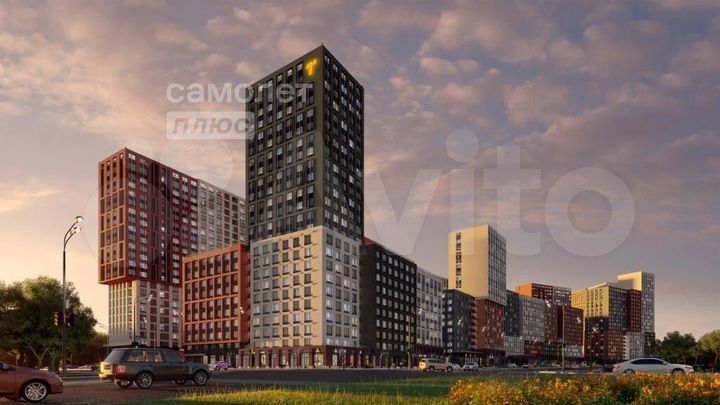 Квартира-студия, 26,7 м², 1/19 эт.