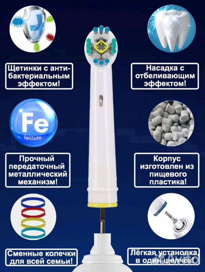 Насадки на зубную щётку Oral-b