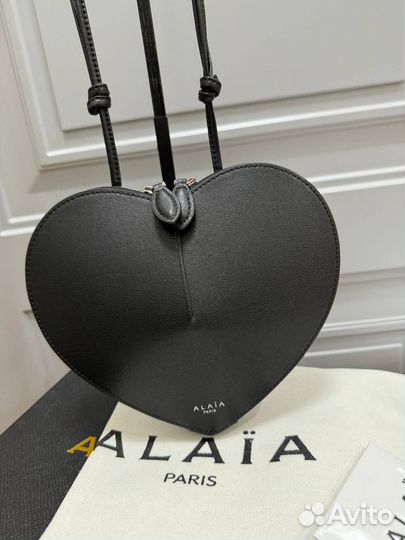 Сумка сердце Alaia черная