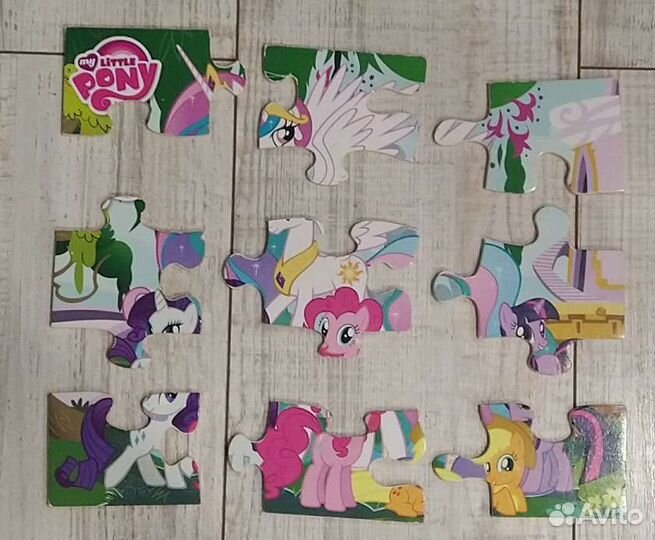 Деревянный пазл My Little Pony 20*28 см