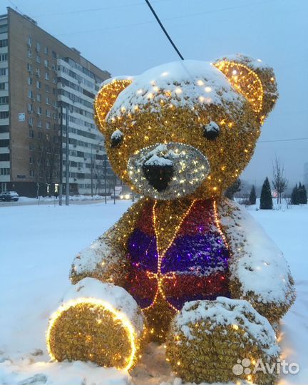 Светящиеся фигуры для улицы, Шары и Подарки