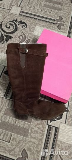 Сапоги женские натуральная замша 40 размер