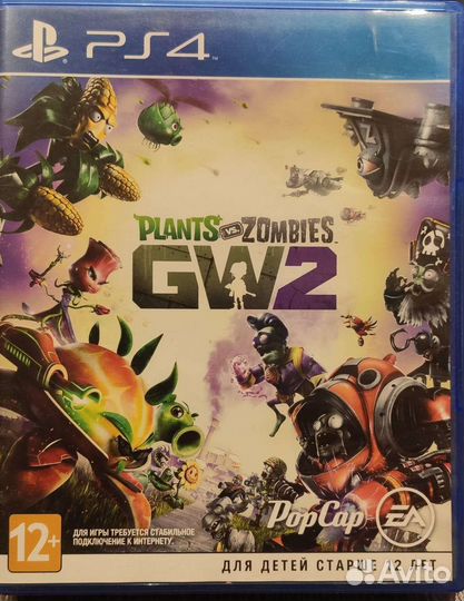 Диск Plants vs zombies garden warfare 2 на ps4