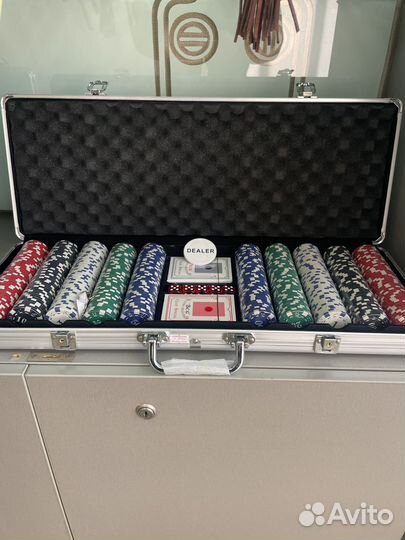Покерный набор 500 фишек