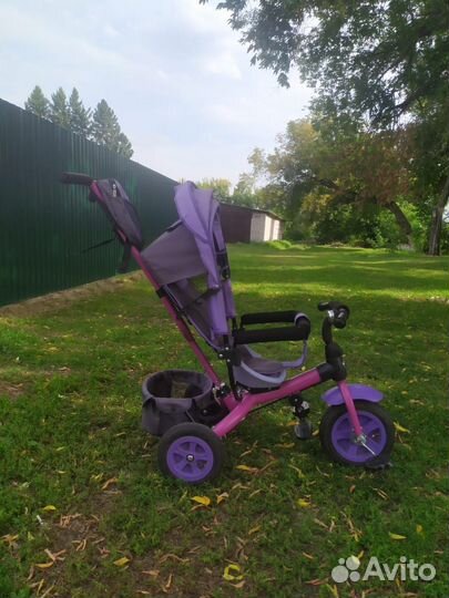 Детский трёхколёсный велосипед коляска