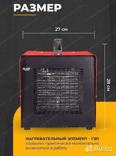Ресанта Тепловая пушка электрическая