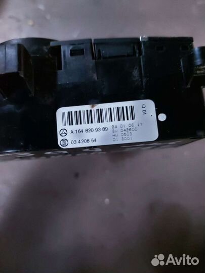 Блок климата задний на Mercedes w164