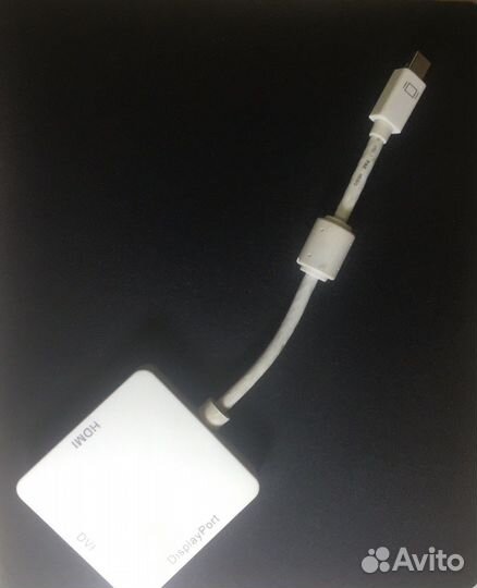 Переходник Thunderbolt на hdmi DVI DisplayPort. Пе