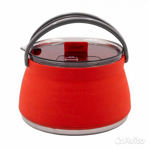 Чайник складной силиконовый 1л., Tramp