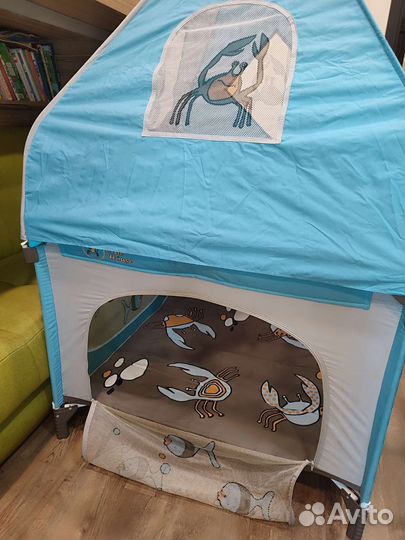 Манеж-кровать jetem quadro crab house