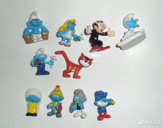 Смурфики киндер-сюрприз и др