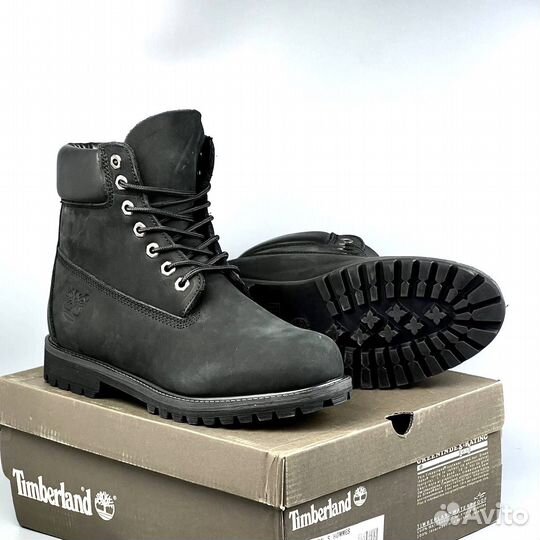 Ботинки Timberland зимние черные