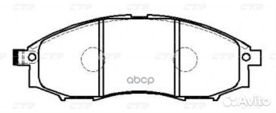 Колодки торм.пер.перед (старый арт. CKN-11) NIS
