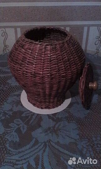 Бочонок плетённый