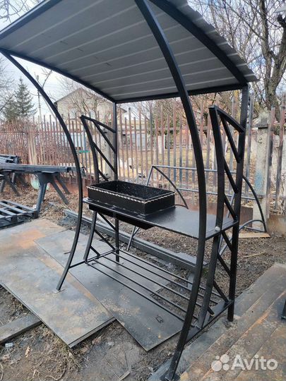 Мангалы с навесом 8мм с зольником, цена от