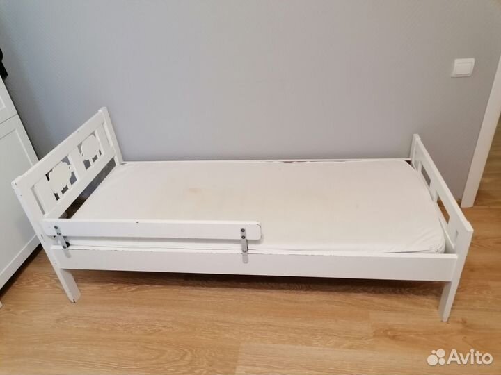 Кровать Икеа Криттер и матрас. Доставка бесплатно