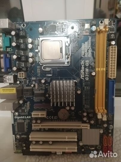 Материнская плата asrock g31m-gs lga 775