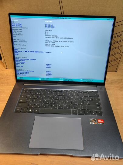 Huawei MateBook D16 crem-WFD9