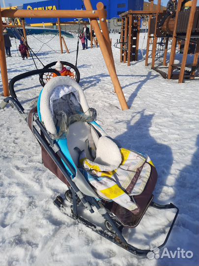 Санки коляска ника