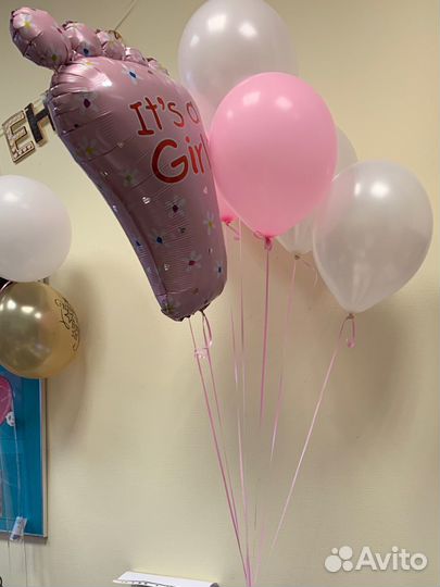 Фольгированный шар «Ножка девочки»