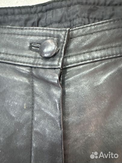 Брюки женские из натуральной кожи 40-42