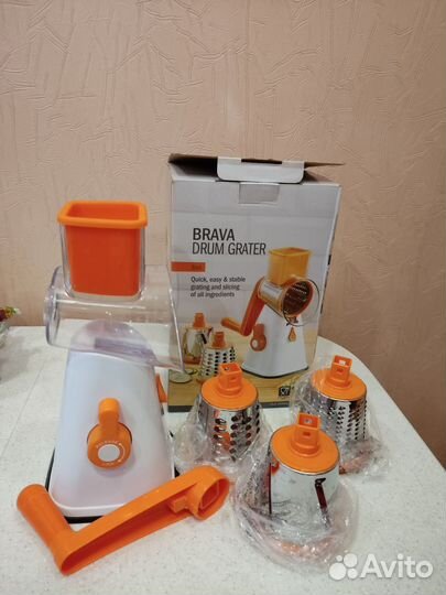 Роторная терка шинковка Brava Drum Grater