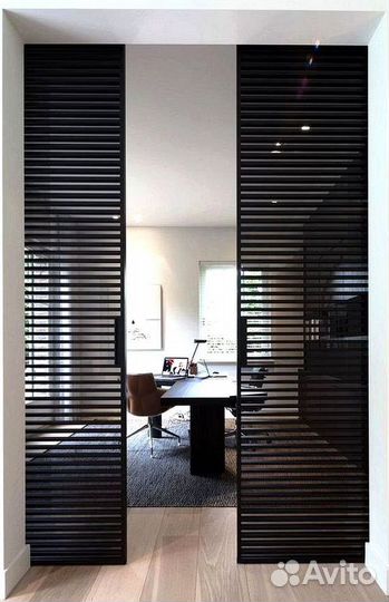 Раздвижные реечные перегородки